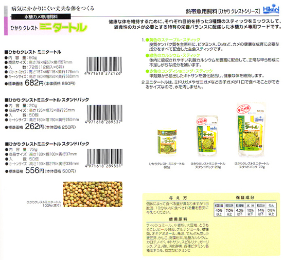 キョーリン ひかりクレスト ミニタートル